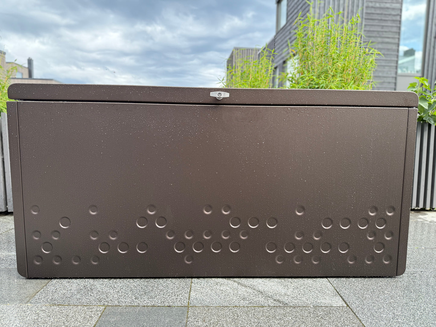 Outdoor Storage Box - Bronze Aluminum