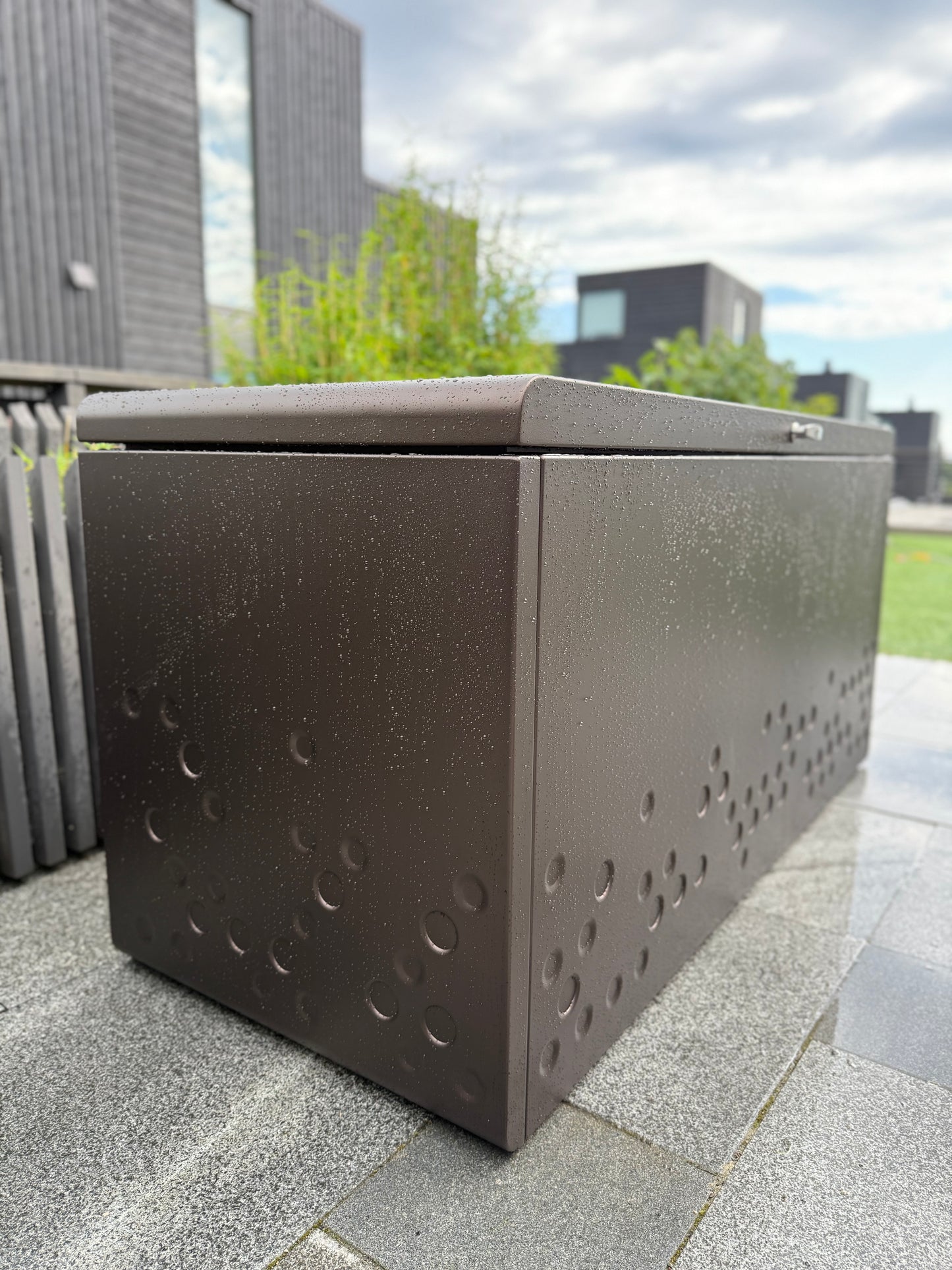Outdoor Storage Box - Bronze Aluminum
