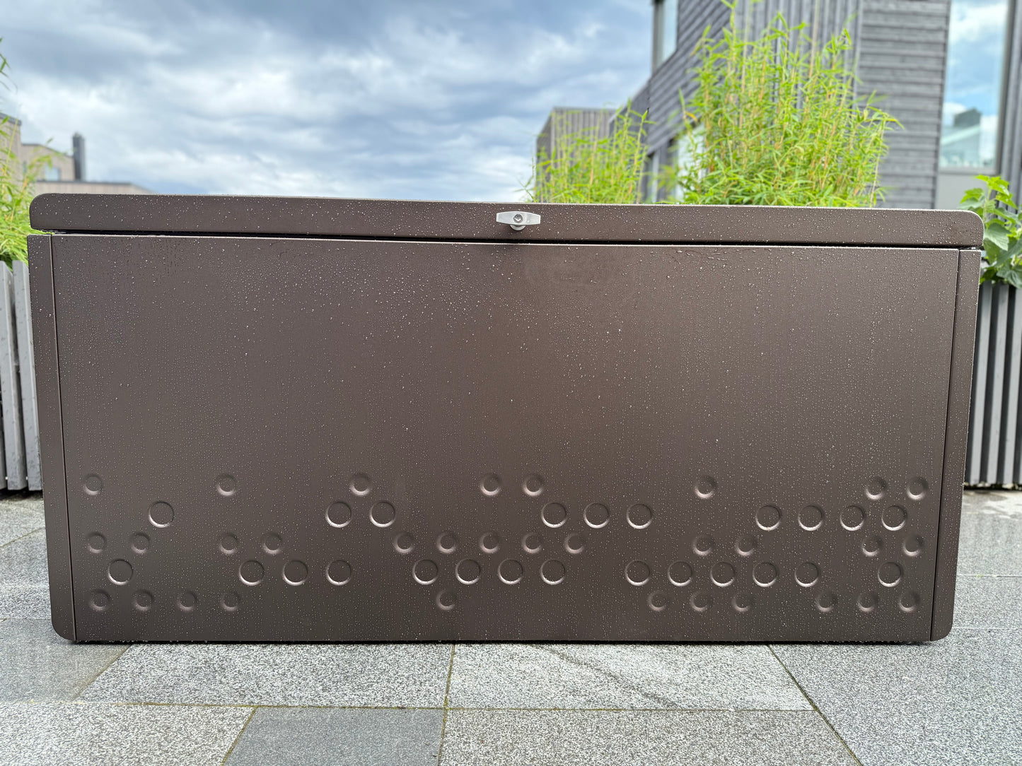 Outdoor Storage Box - Bronze Aluminum
