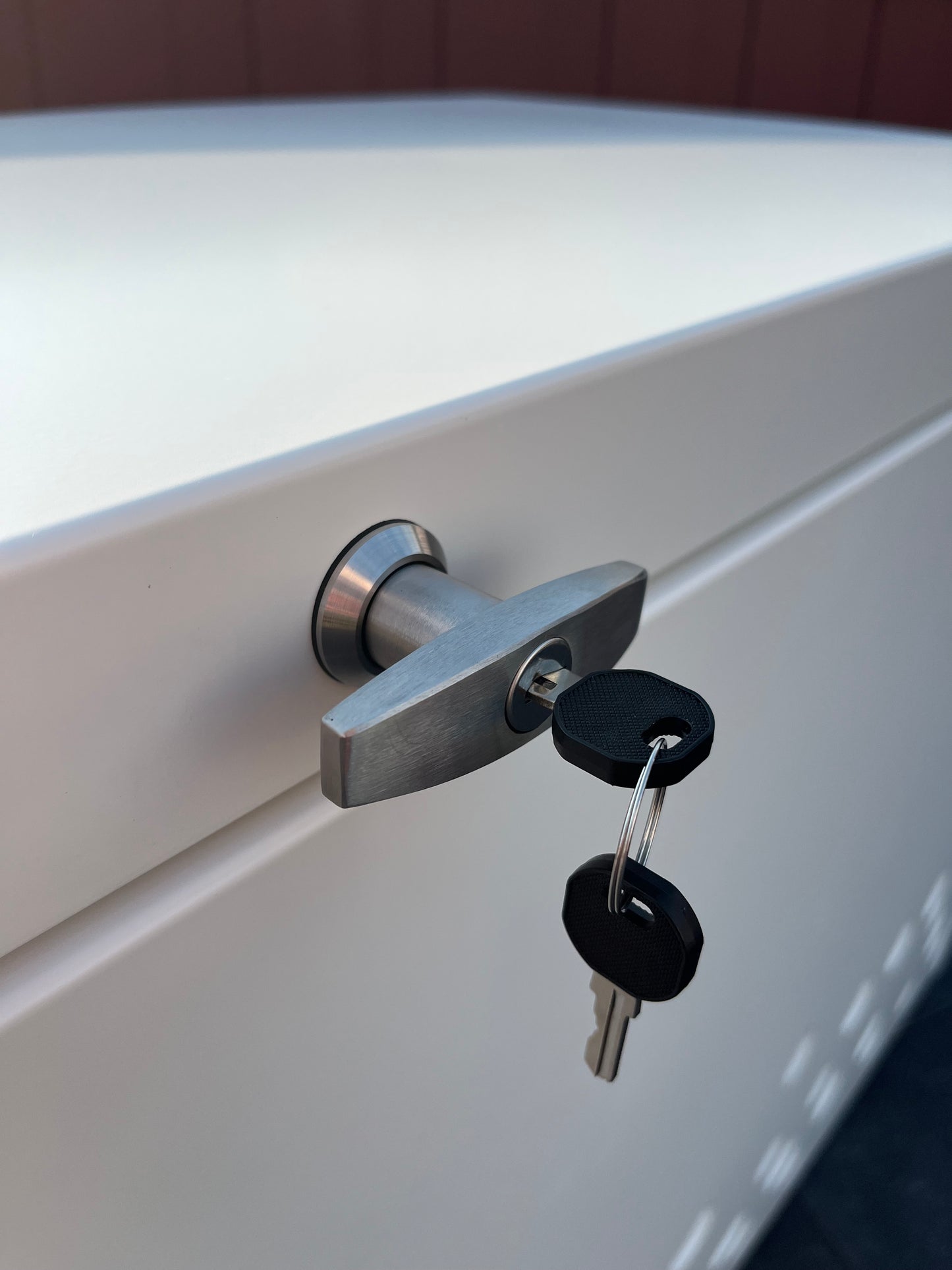 Outdoor Storage Box - White Aluminum