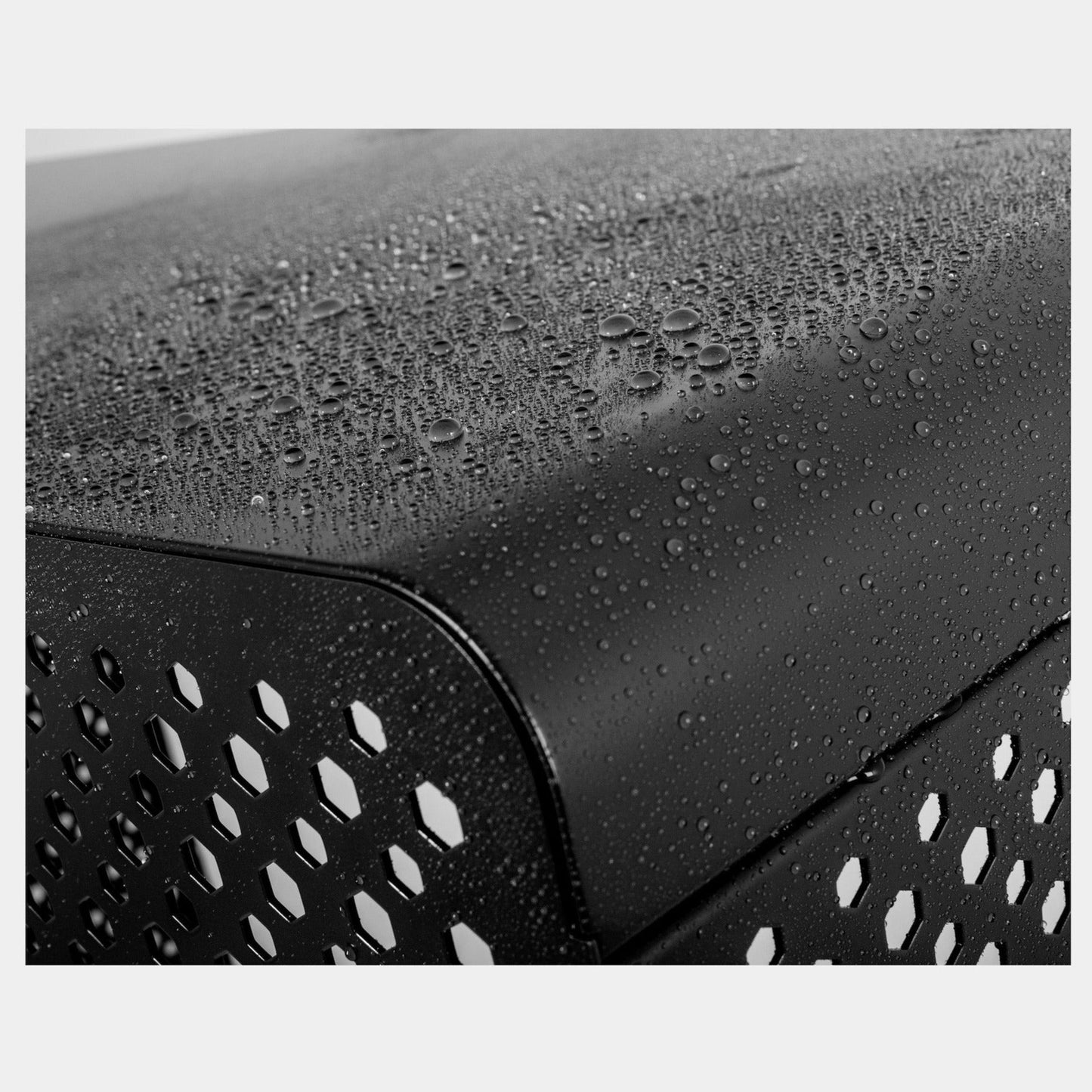 Heat pump cover aluminum - Black