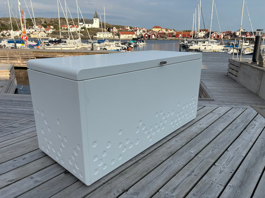Förvaringslåda för Utomhusbruk - Vit aluminium